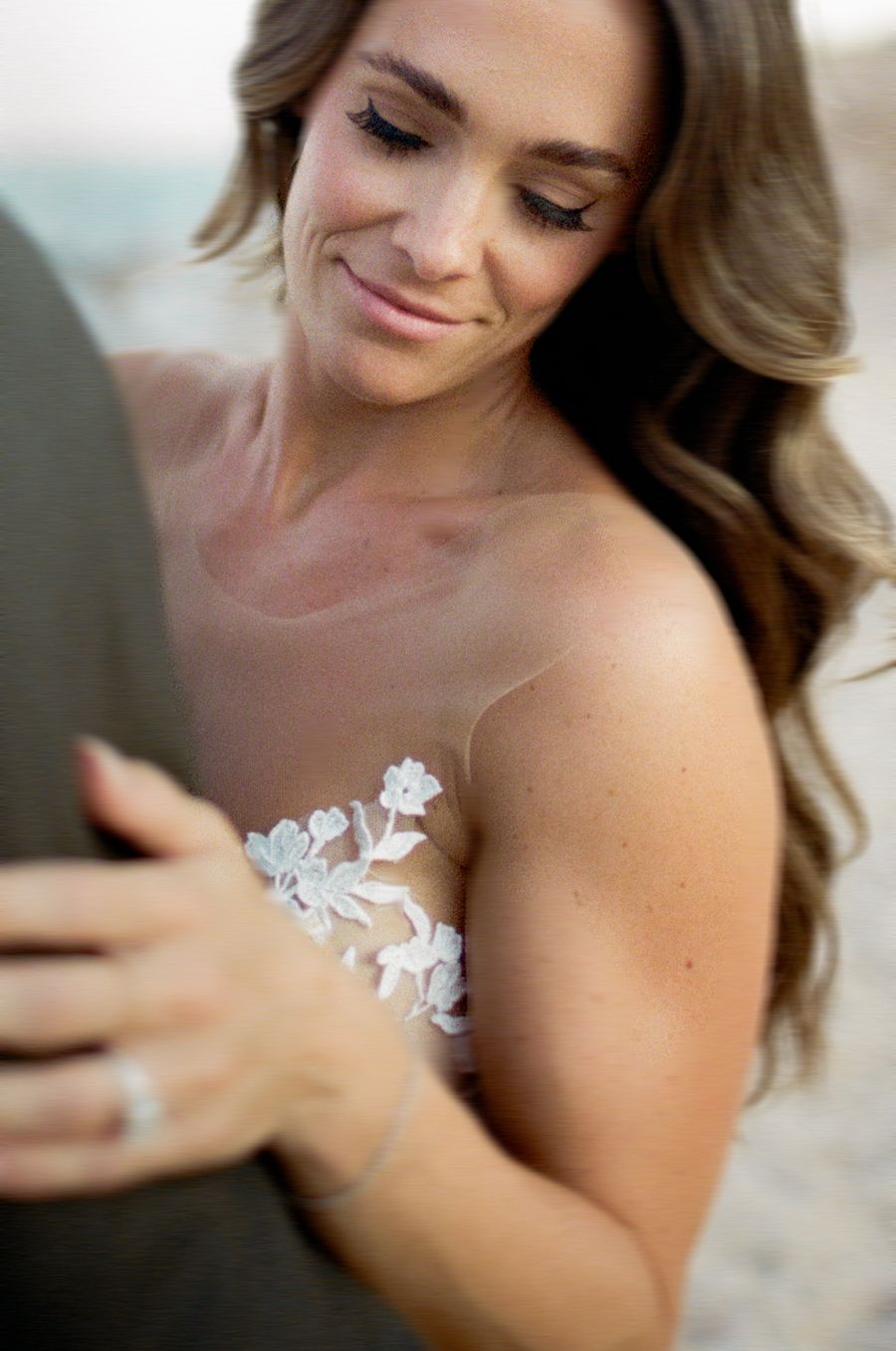 Couple portraits during romantics sessions of wedding in chileno bay auberge resort in los cabos